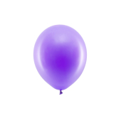 Varavīksnes baloni 23 cm pasteļtoņi, violeti (1 gab. / 100 gab.)