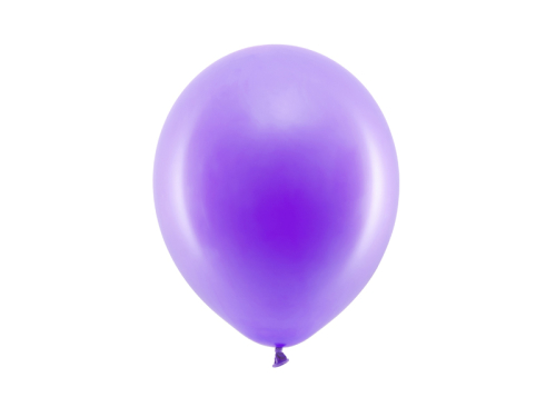 Varavīksnes baloni 23 cm pasteļtoņi, violeti (1 gab. / 100 gab.)