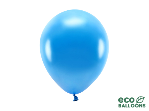 Eko baloni 26 cm metāliski, zili (1 gab. / 10 gab.)
