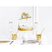 Топпер для торта Happy New Year, золото, 24см Топпер для торта Happy New Year, золото, 24см