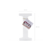 Koka burts I, balts, 9,5x20cm Koka burts I, balts, 9,5x20cm