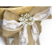 Burlap chair sash, 15x275cm Burlap chair sash, 15x275cm