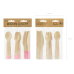 Wooden Cutlery, light pink, 16cm (1 pkt / 18 pc.) Wooden Cutlery, light pink, 16cm (1 pkt / 18 pc.)