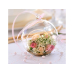 Glass balls with ribbon, 10cm (1 pkt / 4 pc.) Glass balls with ribbon, 10cm (1 pkt / 4 pc.)