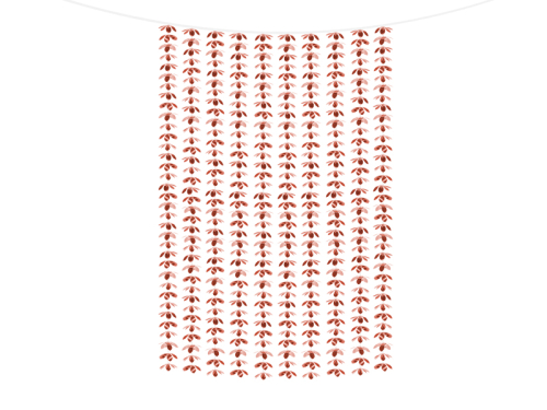 Fons - ziedi, rozā zelts, 100x210cm Fons - ziedi, rozā zelts, 100x210cm