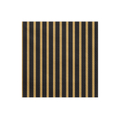 Napkins Stripes, 33x33cm, gold (1 pkt / 20 pc.)