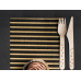 Napkins Stripes, 33x33cm, gold (1 pkt / 20 pc.)