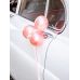 Auto dekorācijas komplekts - Mīlestība, rozā zelts