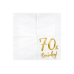Салфетки 70-летие, белые, 33x33см (1 упаковка / 20 шт.) Салфетки 70-летие, белые, 33x33см (1 упаковка / 20 шт.)