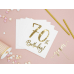 Салфетки 70-летие, белые, 33x33см (1 упаковка / 20 шт.) Салфетки 70-летие, белые, 33x33см (1 упаковка / 20 шт.)