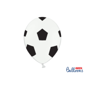Balloons 30cm, Football, Pure White (1 pkt / 50 pc.)