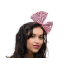 Headband with a bow, pink