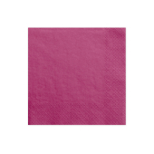 Salvetes, 3 kārtas, tumši rozā, 33x33cm (1 gab. / 20 gab.)