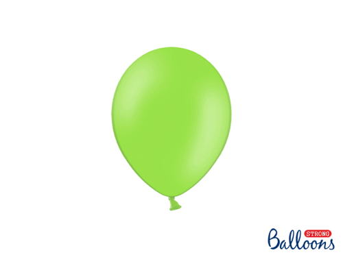 Spēcīgi baloni 12 cm, pasteļtoņi spilgti zaļi (1 pkt / 100 gab.)