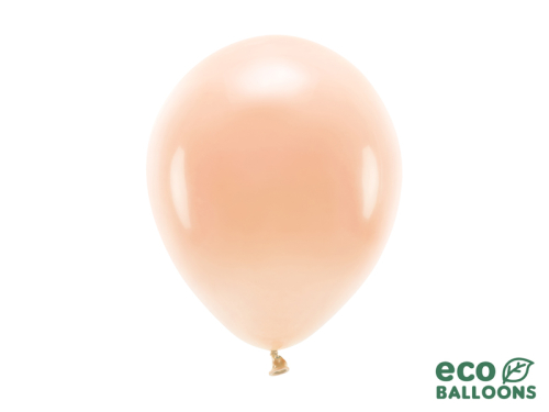 Eko baloni 26 cm pastelis, persiks (1 gab. / 10 gab.)