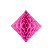 Honeycomb Diamond, dark pink, 20cm