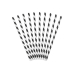 Paper Straws, black, 19.5cm (1 pkt / 10 pc.) Paper Straws, black, 19.5cm (1 pkt / 10 pc.)
