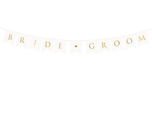 Баннер Bride Groom, белый, 15 x 155 см Баннер Bride Groom, белый, 15 x 155 см