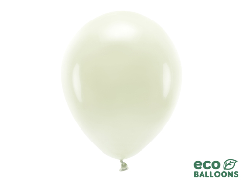 Eko baloni 30 cm pastelis, krējums (1 gab. / 100 gab.)