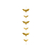 Garland Sikspārņi, zelta, 1,5m Garland Sikspārņi, zelta, 1,5m