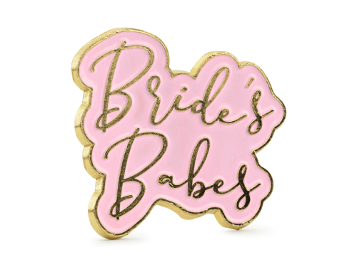 Булавка эмалированная Bride's Babes, 3,5x3см Булавка эмалированная Bride's Babes, 3,5x3см