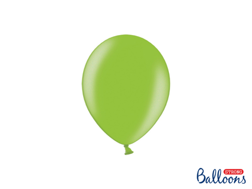 Spēcīgi baloni 12 cm, metāliski spilgti zaļi (1 pkt / 100 gab.)