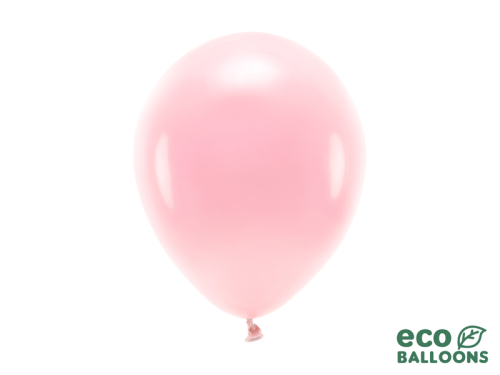 Eko baloni 26 cm pasteļtoņi, sarkt rozā (1 gab. / 10 gab.)