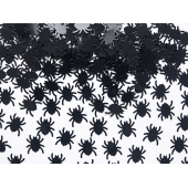 Confetti Spiders, black, 1.2 x 1.2cm, 15g