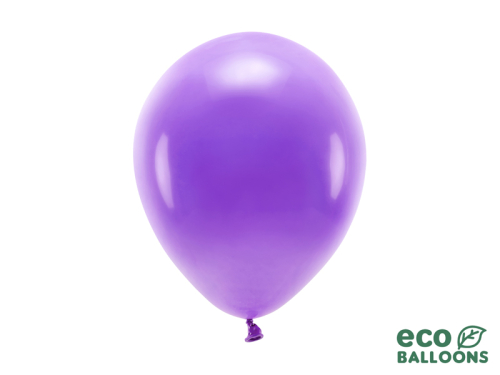 Eko baloni 26 cm pasteļtoņi, violeti (1 gab. / 10 gab.)
