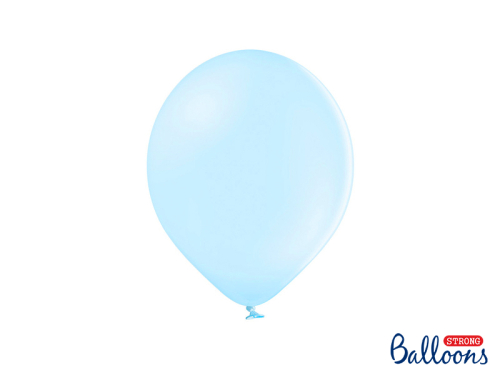 Spēcīgi baloni 27 cm, pastelis gaiši zils (1 gab. / 50 gab.) Spēcīgi baloni 27 cm, pastelis gaiši zils (1 gab. / 50 gab.)