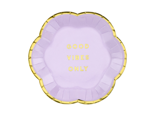 Тарелки Yummy - Good Vibes Only, светло-сиреневые, 13см (1 шт. / 6 шт.) Тарелки Yummy - Good Vibes Only, светло-сиреневые, 13см (1 шт. / 6 шт.)