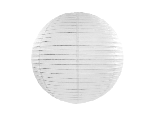 Papīra laterna, balta, 45 cm Papīra laterna, balta, 45 cm