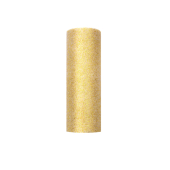Tulle Glittery, gold, 0.15 x 9m (1 pc. / 9 lm)