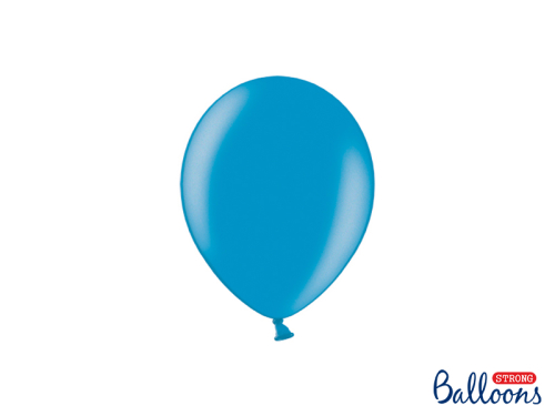 Воздушные шары Strong Balloons 12см, металлик Карибский синий (1 шт. / 100 шт.)
