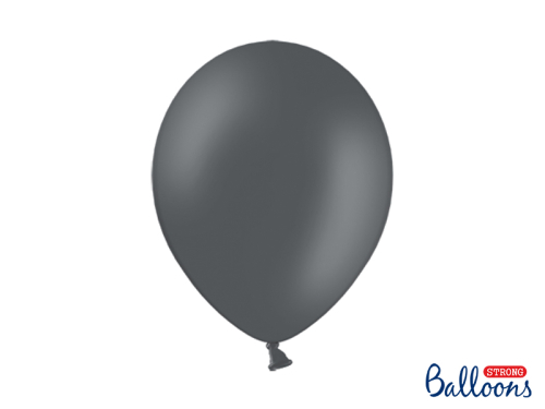 Spēcīgi baloni 30 cm, pasteļpelēks (1 gab. / 100 gab.)