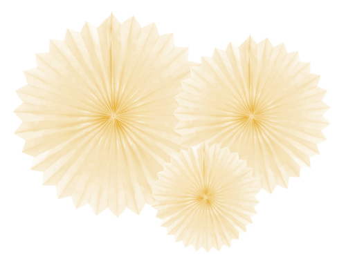 Audu ventilators, gaišs krēms, 20-40 cm (1 gab. / 3 gab.)