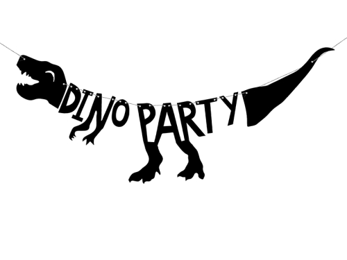 Баннер Динозавры - Dino Party, 20x90 см