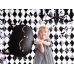 Balona balons Cat, 48x36cm, melns