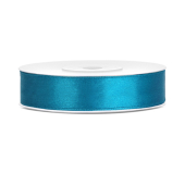 Satin Ribbon, turquoise, 12mm/25m (1 pc. / 25 lm)