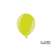 Spēcīgi baloni 12 cm, metāliski laima zaļi (1 gab. / 100 gab.)