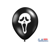 Balloons 30cm, Scream, Pastel Black (1 pkt / 50 pc.)