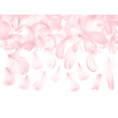 Декоративные перья, светло-розовые, 3г