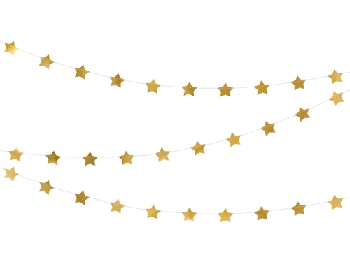 Гирлянда Звезды, золото, 3.6м