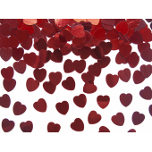 Confetti Hearts, red, 10mm, 30g