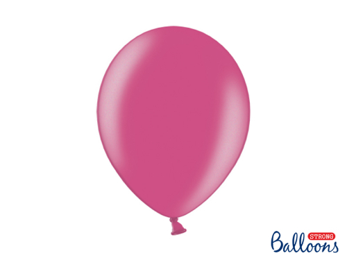 Spēcīgi baloni 30 cm, metāliski karsti rozā (1 pkt / 100 gab.) Spēcīgi baloni 30 cm, metāliski karsti rozā (1 pkt / 100 gab.)