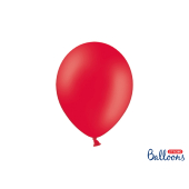 Spēcīgi baloni 27 cm, pasteļtoņu magoņu sarkans (1 gab. / 100 gab.)