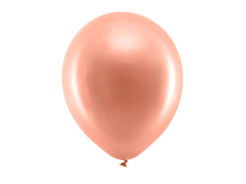 Varavīksnes baloni 30 cm mateliski, rozā zelta (1 gab. / 100 gab.)