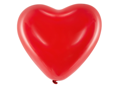 Balloons 16'' Hearts, Pastel red (1 pkt / 100 pc.)