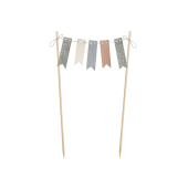 Kūkas galotne Bunting Garland, 20cm