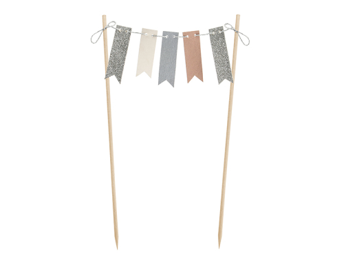 Kūkas galotne Bunting Garland, 20cm